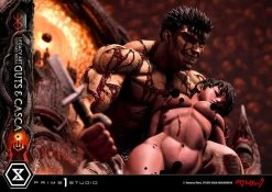 Berserk Ultimate Legacy Art Kentaro Miura Statue 1/4 Guts & Casca Bonus Version 72 Cm -Optimal Model Geschäft x p1slabr 03 g