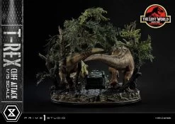 Jurassic World: The Lost World Statue 1/15 T-Rex Cliff Attack 53 Cm -Optimal Model Geschäft x p1slmcjp 09 j