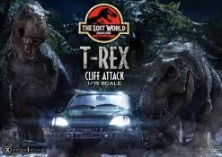 Jurassic World: The Lost World Statue 1/15 T-Rex Cliff Attack 53 Cm -Optimal Model Geschäft x p1slmcjp 09 k