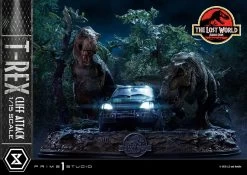 Jurassic World: The Lost World Statue 1/15 T-Rex Cliff Attack 53 Cm -Optimal Model Geschäft x p1slmcjp 09 m
