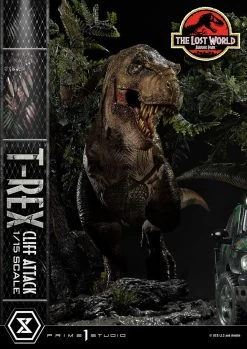 Jurassic World: The Lost World Statue 1/15 T-Rex Cliff Attack 53 Cm -Optimal Model Geschäft x p1slmcjp 09 v