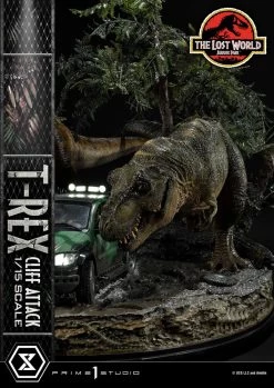 Jurassic World: The Lost World Statue 1/15 T-Rex Cliff Attack 53 Cm -Optimal Model Geschäft x p1slmcjp 09 w