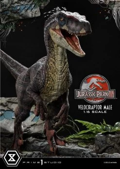 Jurassic Park III Legacy Museum Collection Statue 1/6 Velociraptor Male Bonus Version 40 Cm -Optimal Model Geschäft x p1slmcjp 10s r