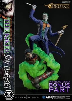 DC Comics Statue 1/3 The Joker Say Cheese Deluxe Bonus Version 99 Cm