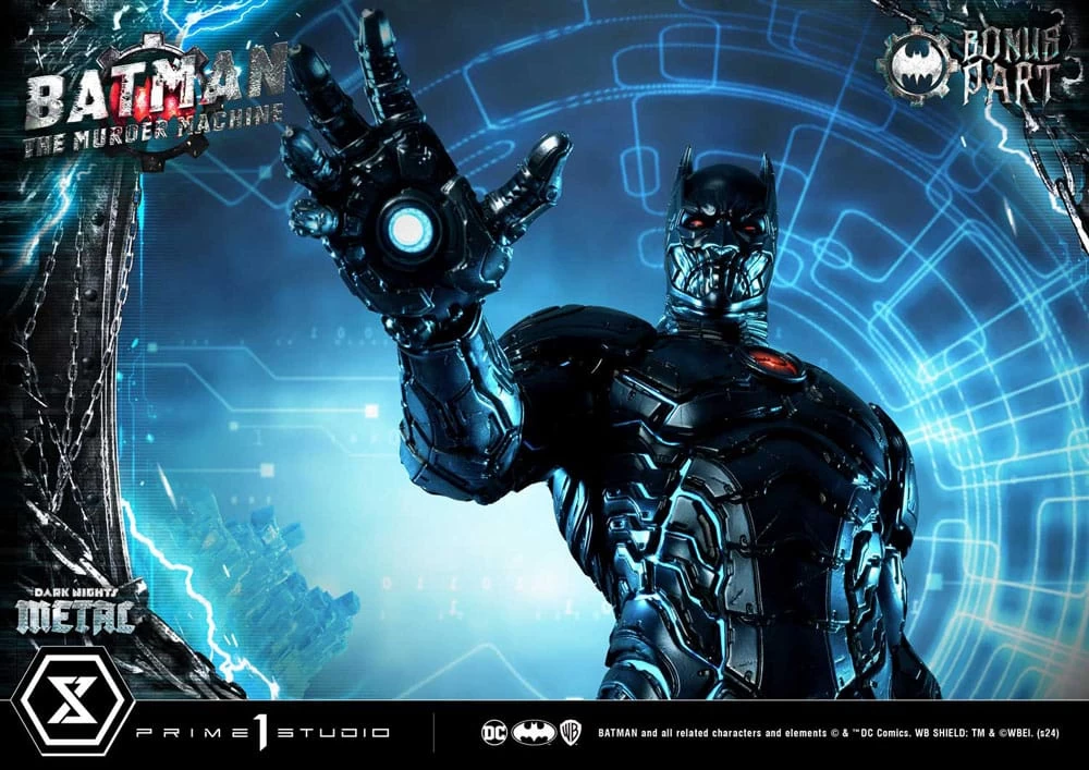 Batman: The Dark Nights Metal (Comics) Museum Masterline Series Statue 1/3 The Murder Machine Deluxe Bonus Version 85 Cm 7 Batman: The Dark Nights Metal (Comics) Museum Masterline Series Statue 1/3 The Murder Machine Deluxe Bonus Version 85 Cm – Bild 5