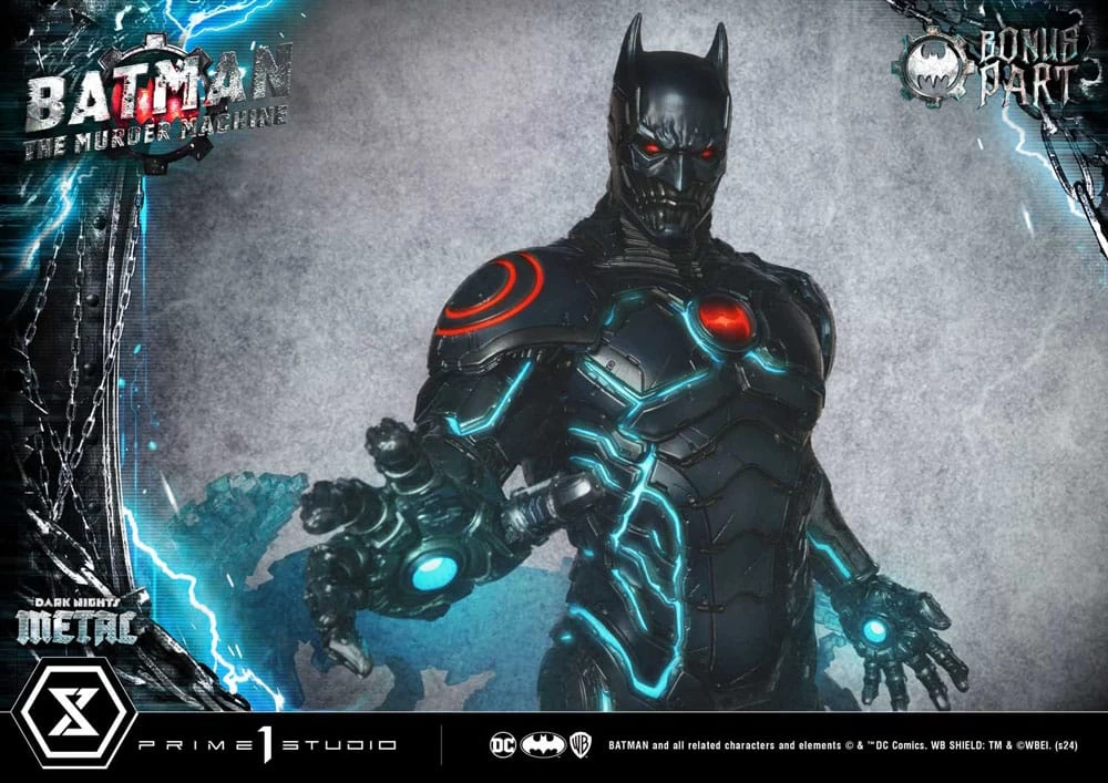 Batman: The Dark Nights Metal (Comics) Museum Masterline Series Statue 1/3 The Murder Machine Deluxe Bonus Version 85 Cm 8 Batman: The Dark Nights Metal (Comics) Museum Masterline Series Statue 1/3 The Murder Machine Deluxe Bonus Version 85 Cm – Bild 6