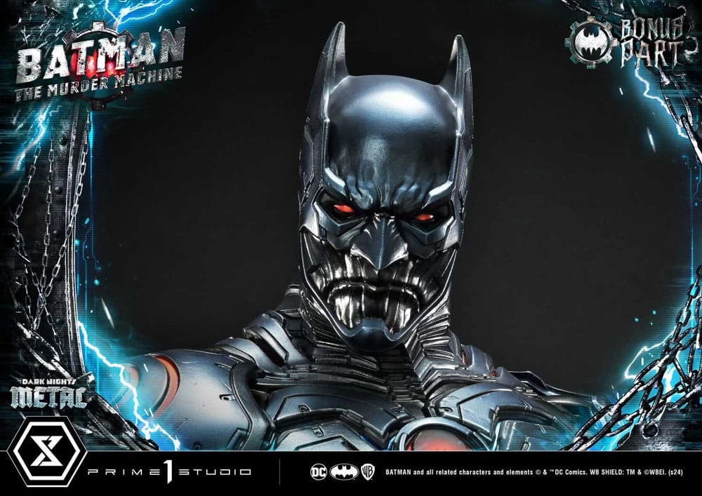 Batman: The Dark Nights Metal (Comics) Museum Masterline Series Statue 1/3 The Murder Machine Deluxe Bonus Version 85 Cm 9 Batman: The Dark Nights Metal (Comics) Museum Masterline Series Statue 1/3 The Murder Machine Deluxe Bonus Version 85 Cm – Bild 7
