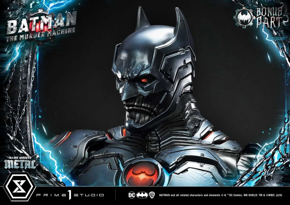 Batman: The Dark Nights Metal (Comics) Museum Masterline Series Statue 1/3 The Murder Machine Deluxe Bonus Version 85 Cm 11 Batman: The Dark Nights Metal (Comics) Museum Masterline Series Statue 1/3 The Murder Machine Deluxe Bonus Version 85 Cm – Bild 9