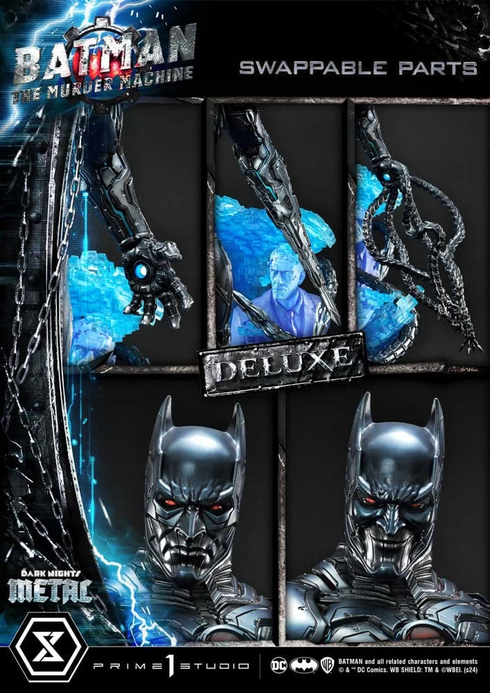 Batman: The Dark Nights Metal (Comics) Museum Masterline Series Statue 1/3 The Murder Machine Deluxe Bonus Version 85 Cm 22 Batman: The Dark Nights Metal (Comics) Museum Masterline Series Statue 1/3 The Murder Machine Deluxe Bonus Version 85 Cm – Bild 20