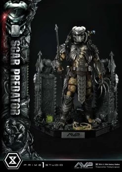 The Alien Vs. Predator Museum Masterline Series Statue 1/3 Scar Predator Deluxe Bonus Version 93 Cm -Optimal Model Geschäft x p1smmpr 04dxs d