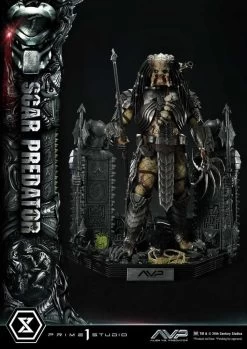 The Alien Vs. Predator Museum Masterline Series Statue 1/3 Scar Predator Deluxe Bonus Version 93 Cm -Optimal Model Geschäft x p1smmpr 04dxs e