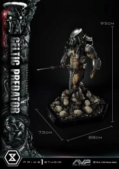 The Alien Vs. Predator Museum Masterline Series Statue 1/3 Celtic Predator Bonus Ver. 95 Cm -Optimal Model Geschäft x p1smmpr 05s f