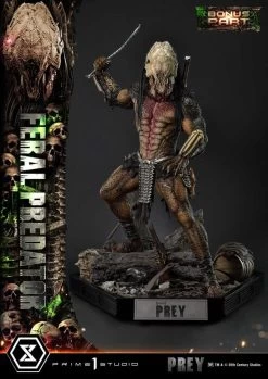 Prey (Movie) Museum Masterline Series Statue 1/3 Feral Predator Deluxe Bonus Version 89 Cm -Optimal Model Geschäft x p1smmpr 07dxs f