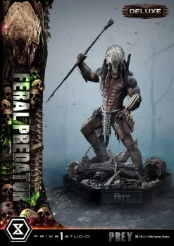 Prey (Movie) Museum Masterline Series Statue 1/3 Feral Predator Deluxe Bonus Version 89 Cm -Optimal Model Geschäft x p1smmpr 07dxs k