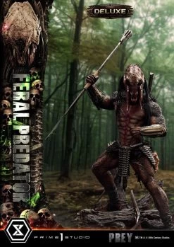 Prey (Movie) Museum Masterline Series Statue 1/3 Feral Predator Deluxe Bonus Version 89 Cm -Optimal Model Geschäft x p1smmpr 07dxs m