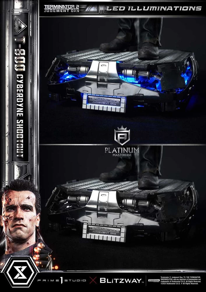 Terminator 2 Platimum Masterline Series Statue 1/3 T-800 Cyberdyne Shootout 74 Cm 11 Terminator 2 Platimum Masterline Series Statue 1/3 T-800 Cyberdyne Shootout 74 Cm – Bild 9