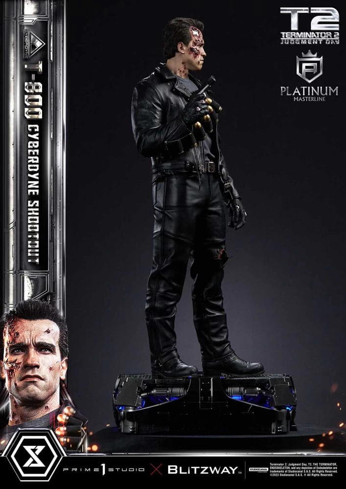 Terminator 2 Platimum Masterline Series Statue 1/3 T-800 Cyberdyne Shootout 74 Cm 16 Terminator 2 Platimum Masterline Series Statue 1/3 T-800 Cyberdyne Shootout 74 Cm – Bild 14