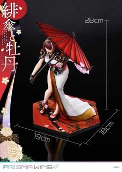 Original Illustration By Fuzichoco Prisma Wing PVC Statue 1/7 Scarlet Umbrella And Peony 28 Cm -Optimal Model Geschäft x p1spwfzcc 01p d