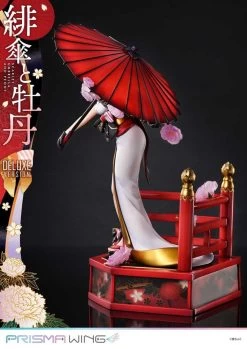 Original Illustration By Fuzichoco Prisma Wing PVC Statue 1/7 Scarlet Umbrella And Peony Deluxe Version 32 Cm -Optimal Model Geschäft x p1spwfzcc 01pdx j