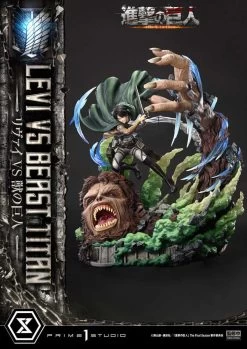 Attack On Titan Ultimate Premium Masterline Series Statue 1/4 Levi Versus Beast Titan 73 Cm 32 Attack On Titan Ultimate Premium Masterline Series Statue 1/4 Levi Versus Beast Titan 73 Cm -Optimal Model Geschäft x p1supmaot 02 e