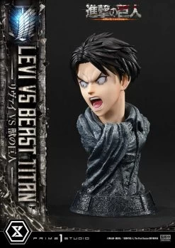 Attack On Titan Ultimate Premium Masterline Series Statue 1/4 Levi Versus Beast Titan Bonus Version 73 Cm -Optimal Model Geschäft x p1supmaot 02 q 1