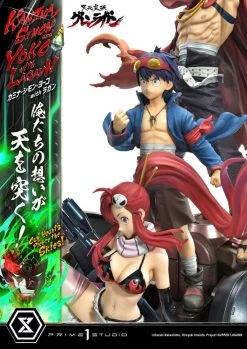 Gurren Lagann Ultimate Premium Masterline Series Statue 1/4 Kamina, Simon & Yoko With Lagann 97 Cm -Optimal Model Geschäft x p1supmgl 01 p