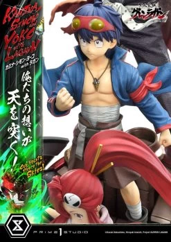 Gurren Lagann Ultimate Premium Masterline Series Statue 1/4 Kamina, Simon & Yoko With Lagann 97 Cm -Optimal Model Geschäft x p1supmgl 01 r
