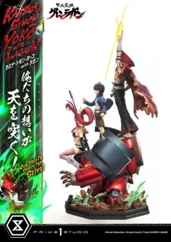 Gurren Lagann Ultimate Premium Masterline Series Statue 1/4 Kamina, Simon & Yoko With Lagann Deluxe Version 97 Cm -Optimal Model Geschäft x p1supmgl 01dx d