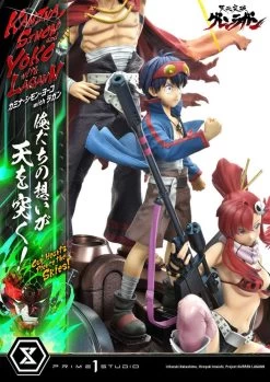 Gurren Lagann Ultimate Premium Masterline Series Statue 1/4 Kamina, Simon & Yoko With Lagann Deluxe Version 97 Cm -Optimal Model Geschäft x p1supmgl 01dx p