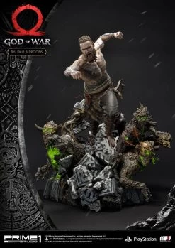 God Of War (2018) Statue Baldur & Broods 62 Cm