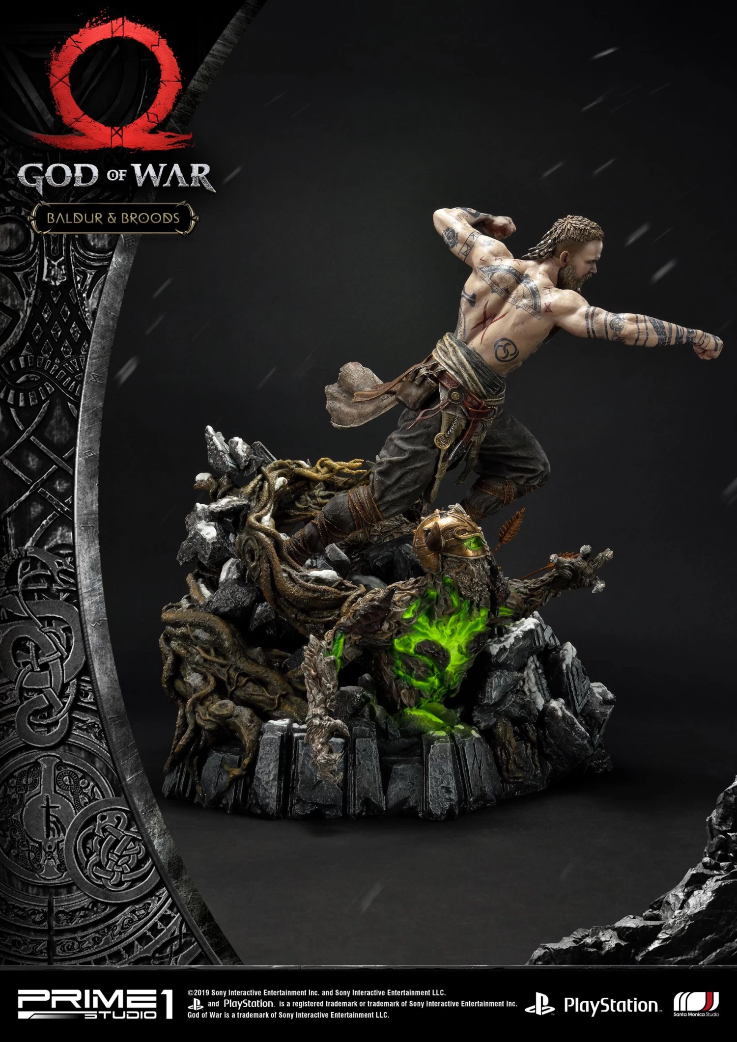 God Of War (2018) Statue Baldur & Broods 62 Cm 5 God Of War (2018) Statue Baldur & Broods 62 Cm – Bild 3