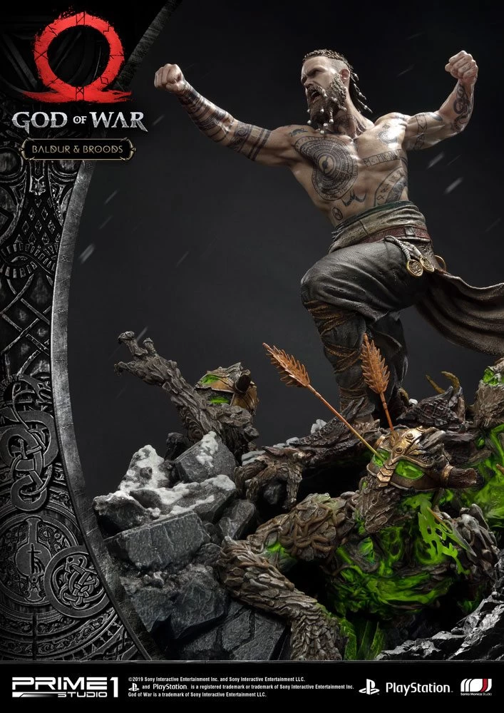 God Of War (2018) Statue Baldur & Broods 62 Cm 9 God Of War (2018) Statue Baldur & Broods 62 Cm – Bild 7