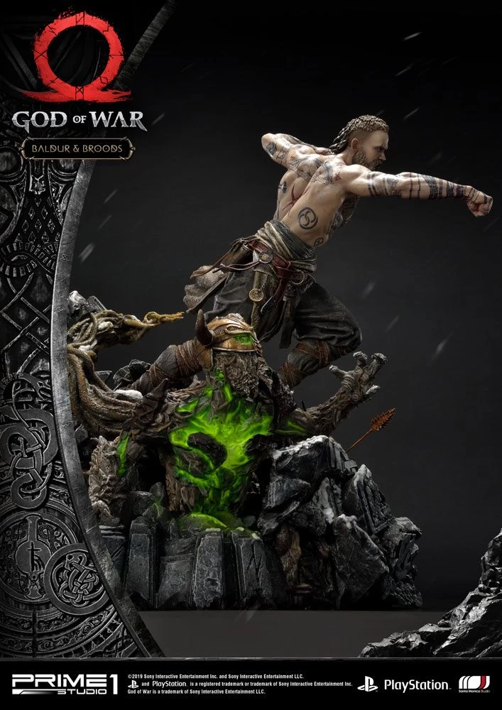 God Of War (2018) Statue Baldur & Broods 62 Cm 11 God Of War (2018) Statue Baldur & Broods 62 Cm – Bild 9