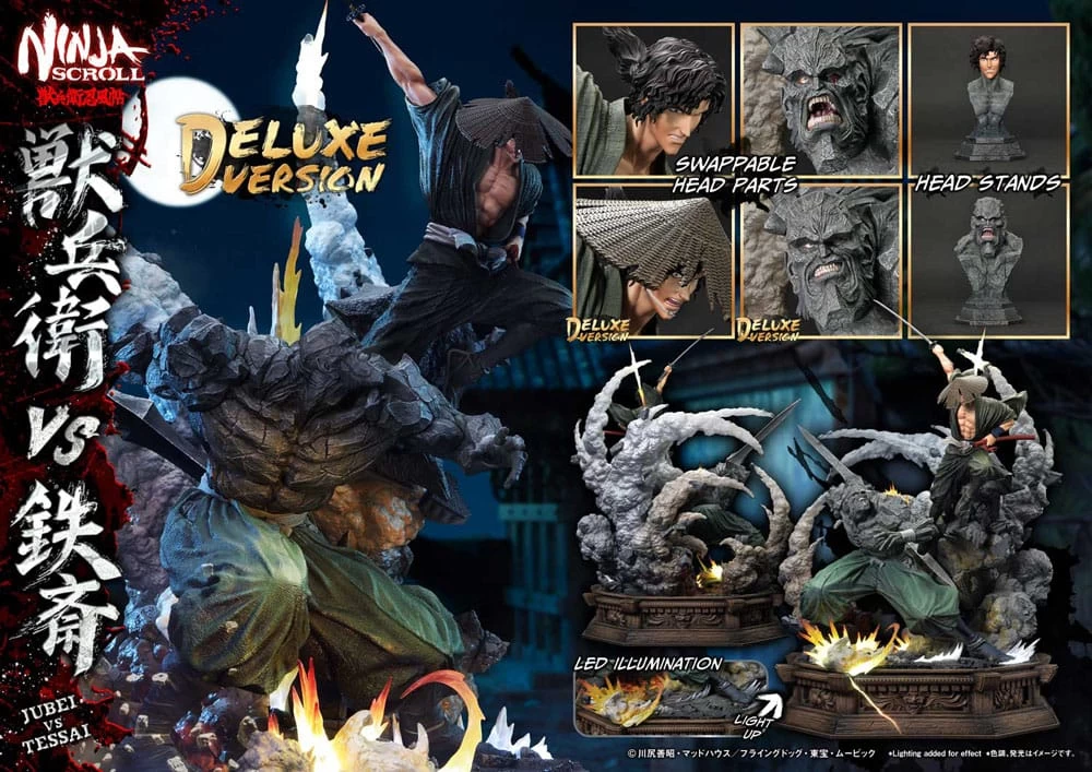 Ninja Scroll Ultimate Premium Masterline Series Statue 1/4 Jubei Versus Tessai Deluxe Version 101 Cm 6 Ninja Scroll Ultimate Premium Masterline Series Statue 1/4 Jubei Versus Tessai Deluxe Version 101 Cm – Bild 4