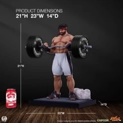 Street Fighter Premier Series Statue 1/4 Ryu Battle Edition: Powerlifting 53 Cm -Optimal Model Geschäft x pcssfclryufit14bt x