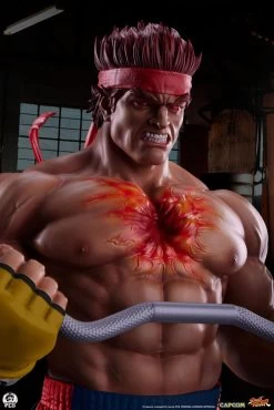 Street Fighter Premier Series Statue 1/4 Evil Ryu: Powerlifting 53 Cm -Optimal Model Geschäft x pcssfclryufit14ev c