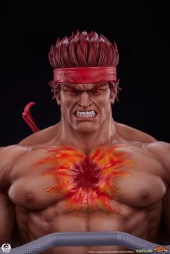 Street Fighter Premier Series Statue 1/4 Evil Ryu: Powerlifting 53 Cm -Optimal Model Geschäft x pcssfclryufit14ev l