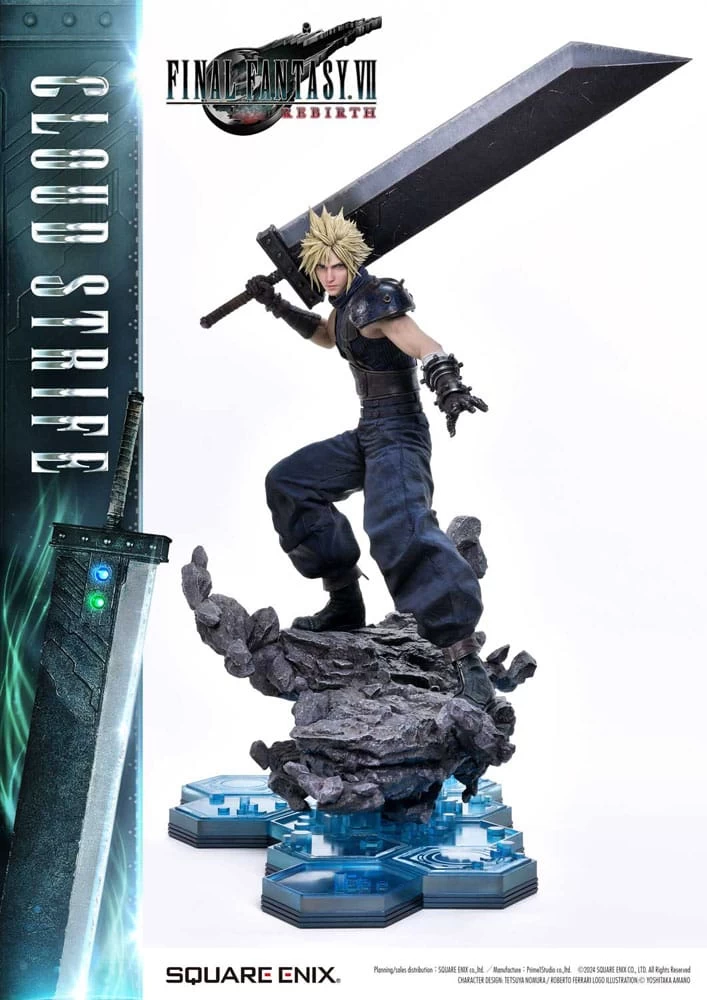 Final Fantasy VII Rebirth Masterline Statue 1/4 Cloud Strife 68 Cm 4 Final Fantasy VII Rebirth Masterline Statue 1/4 Cloud Strife 68 Cm – Bild 2