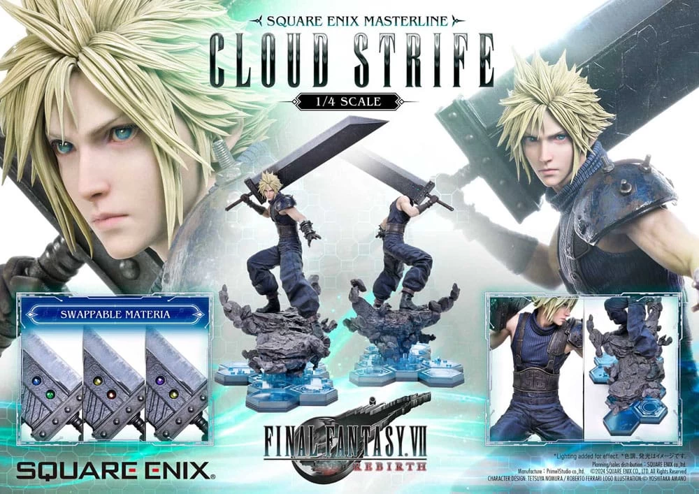 Final Fantasy VII Rebirth Masterline Statue 1/4 Cloud Strife 68 Cm 3 Final Fantasy VII Rebirth Masterline Statue 1/4 Cloud Strife 68 Cm