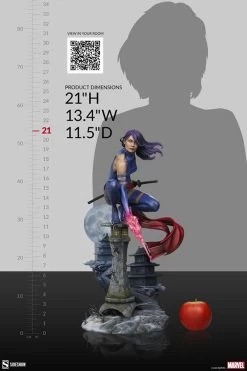 Marvel Premium Format Statue 1/4 Psylocke 53 Cm -Optimal Model Geschäft x ss300815 g