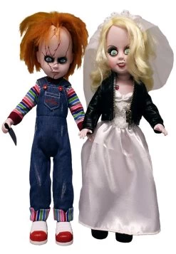 Living Dead Dolls Puppen Set Chucky & Tiffany 25 Cm